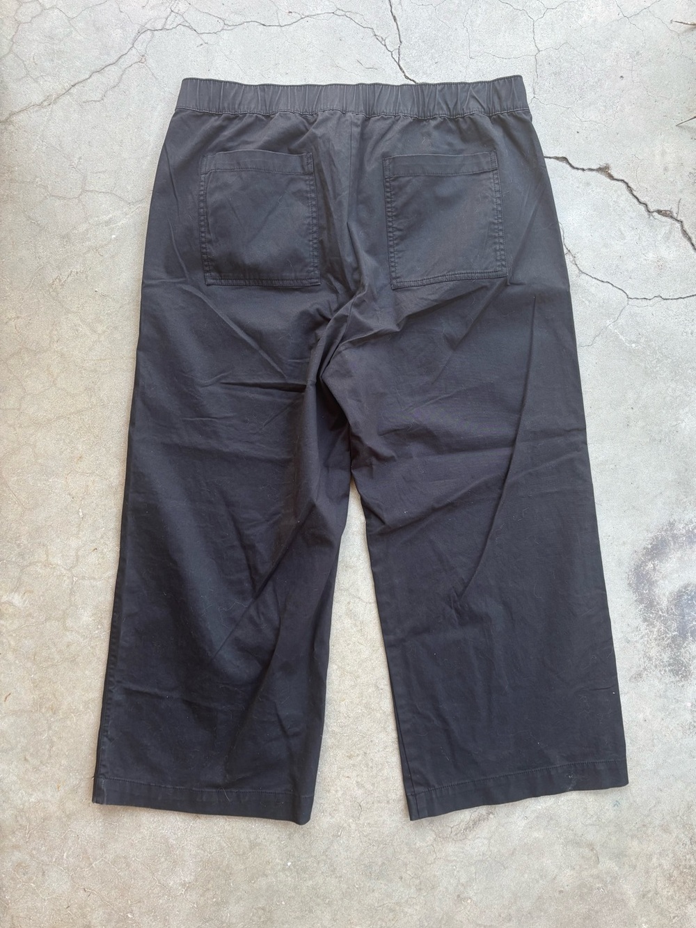 NWT Gap Women’s XL Cotton Wide Leg Pants High Rise Relaxed Fit - Picture 4 of 6